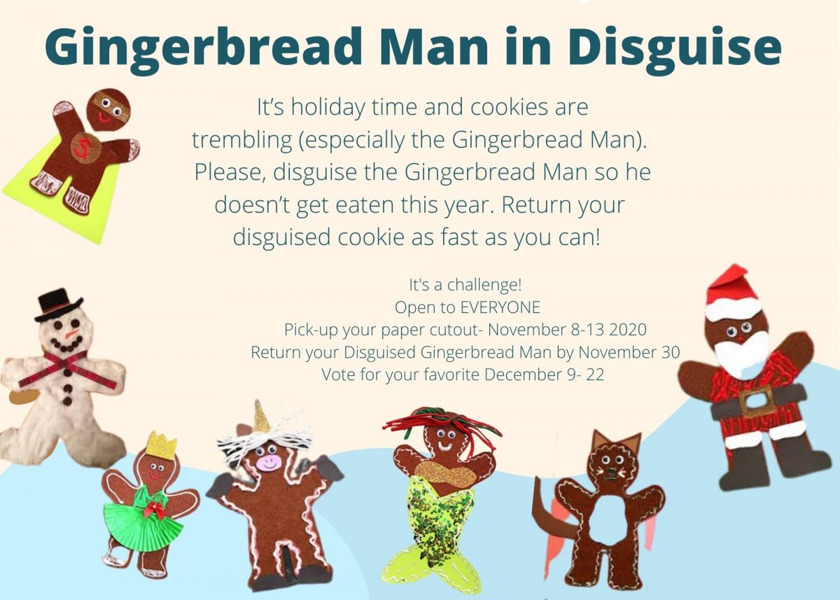 Gingerbread Man in Disguise Dansville Public Library